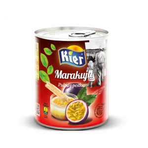 Kier pulpa marakuja z pestkami, 850g