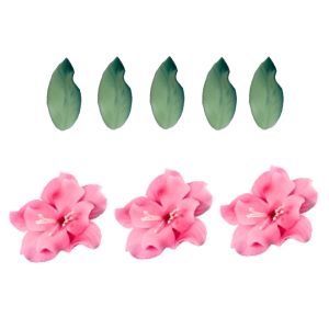 Mag.Mart Zestaw Kwiatów Różowy 3+5 (Magnolia Mała+Liście)