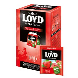 LOYD HERBATA OWOCOWA KOPERTOWANA STRAWBERRY 20x2g
